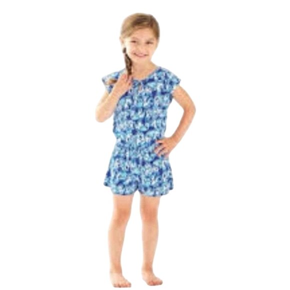 Lilly Pulitzer Other - NWOT Lilly Pulitzer Kids One Piece Elephant Blue  Romper Size Small